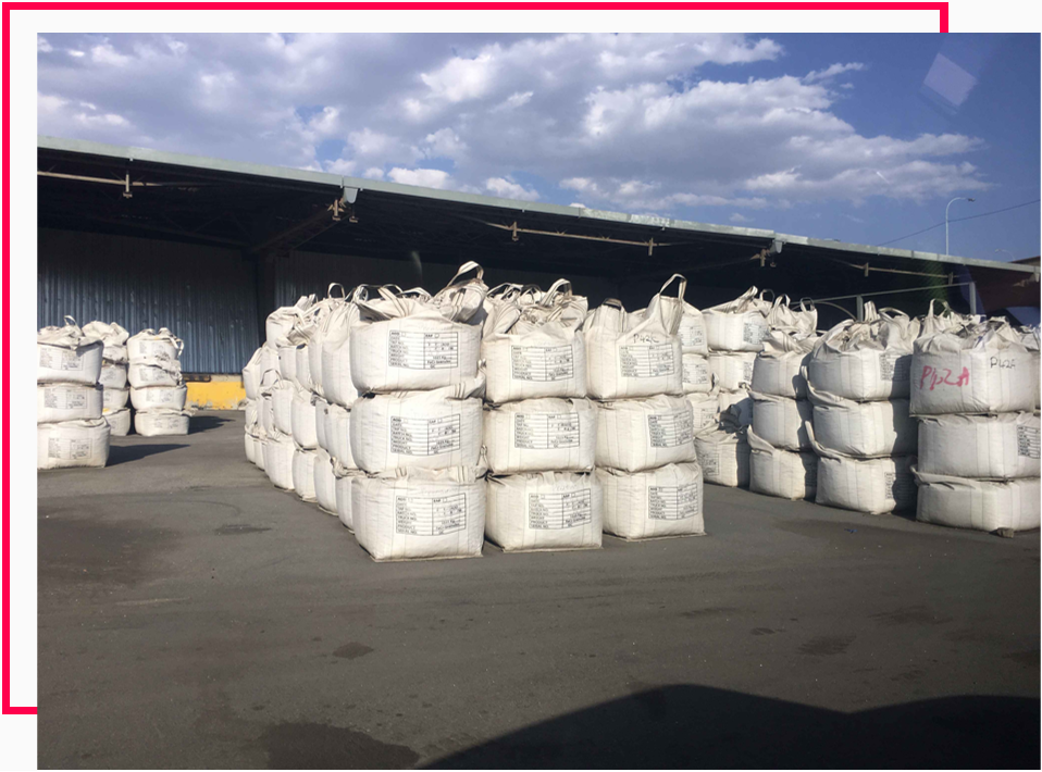 Tailings handling area